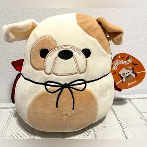 Squishmallow Halloween Brock the Bulldog Vampire Dracula Costume 8” NWT